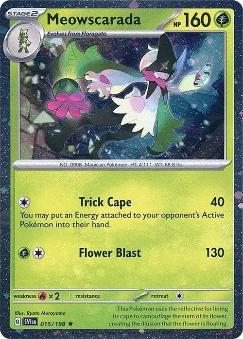 Meowscarada - 015/198 (Cosmos Holo) (015/198) (Miscellaneous Cards & Products)