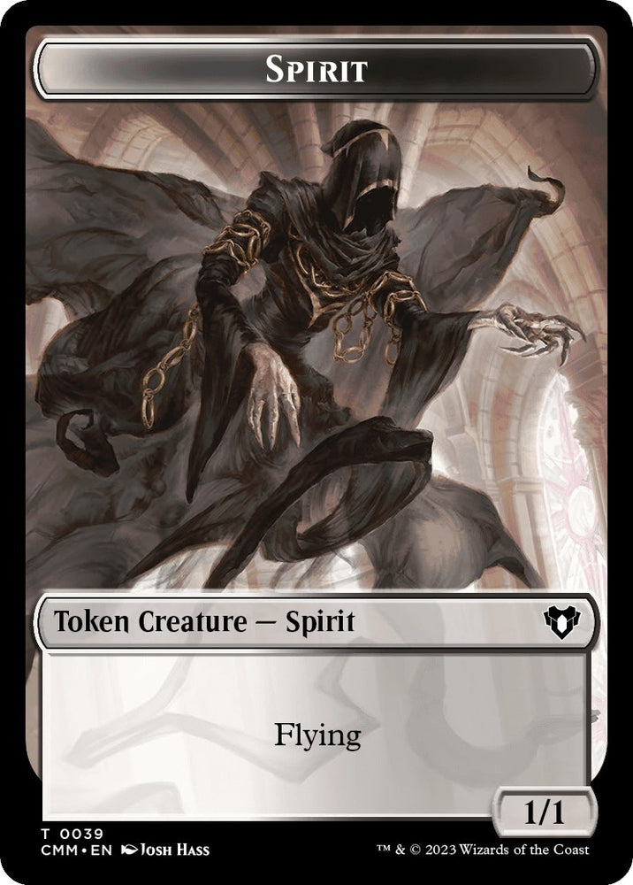 Image for Spirit (0039) // Bird Illusion Double-Sided Token (39 // 11) [Commander Masters]