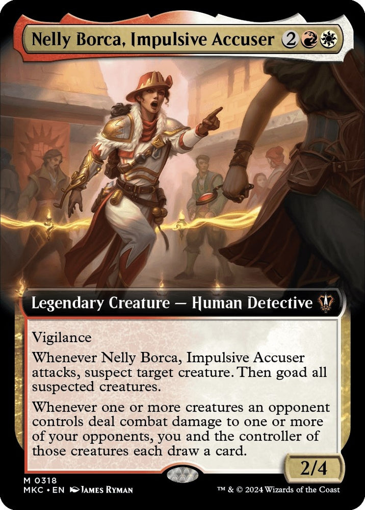 Image for Nelly Borca, Impulsive Accuser (Extended Art) (318) [Commander: Murders at Karlov Manor]