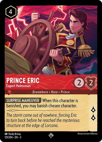 Image for Prince Eric - Expert Helmsman (121/204) - Disney Lorcana