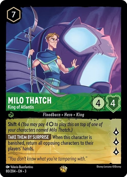 Image for Milo Thatch - King of Atlantis (80/204) [Into the Inklands]