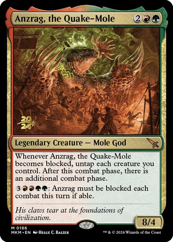 Image for Anzrag, the Quake-Mole (186) [Prerelease Cards]