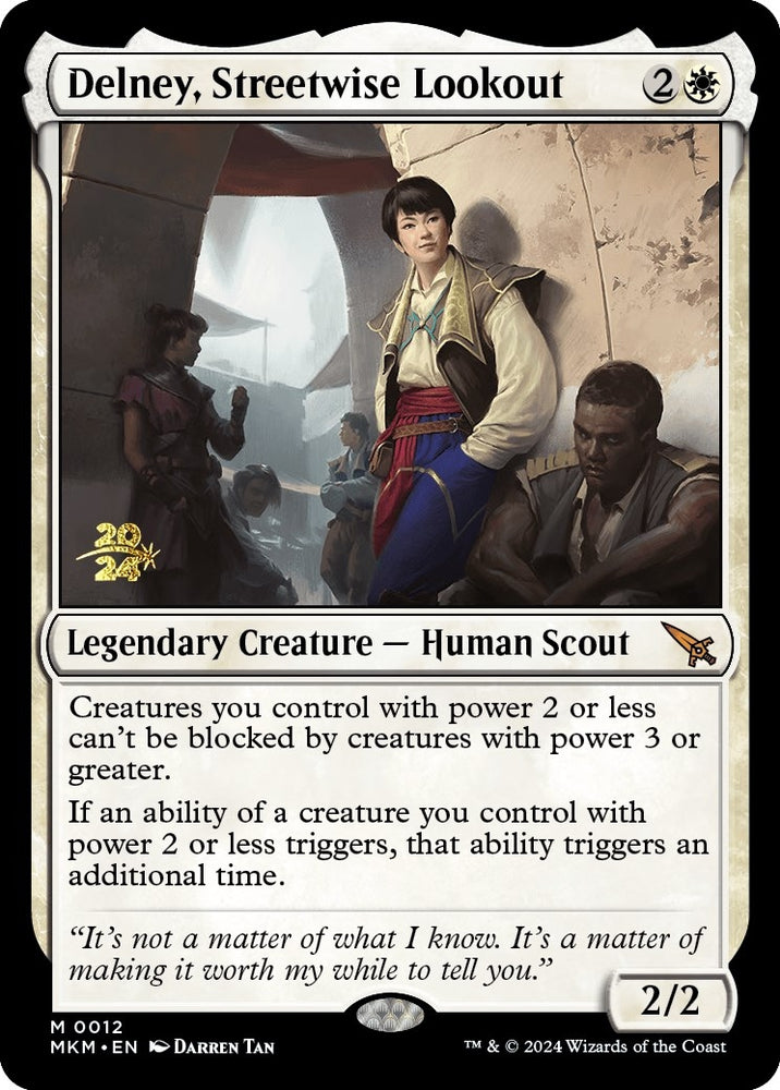 Image for Delney, Streetwise Lookout (12) [Prerelease Cards]