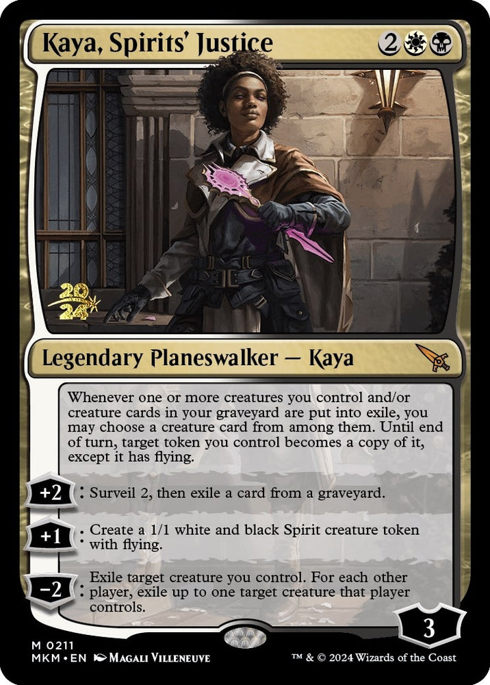 Image for Kaya, Spirits' Justice (211) [Prerelease Cards]