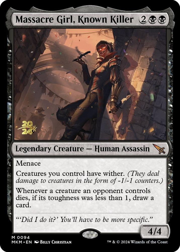 Image for Massacre Girl, Known Killer (94) [Prerelease Cards]