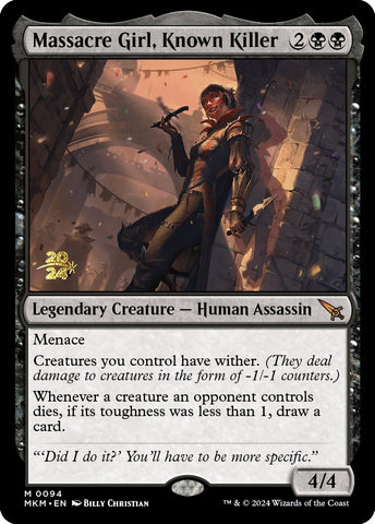 Image for Massacre Girl, Known Killer (94) [Prerelease Cards]