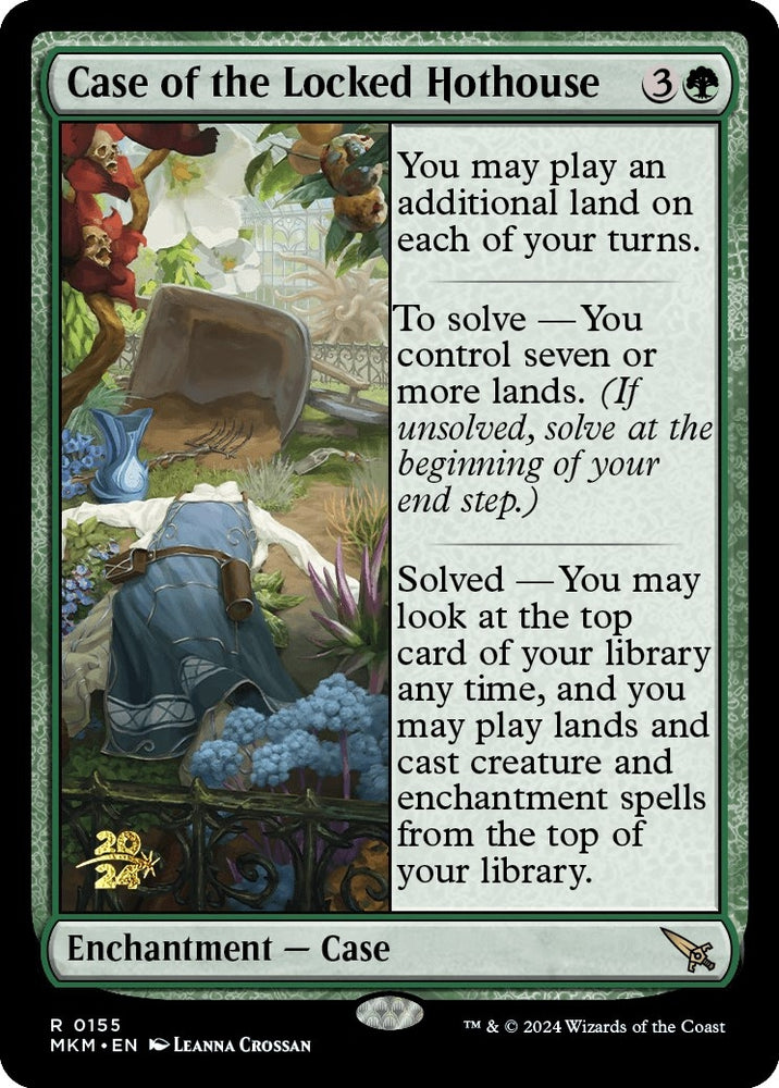 Image for Case of the Locked Hothouse (155) [Prerelease Cards]