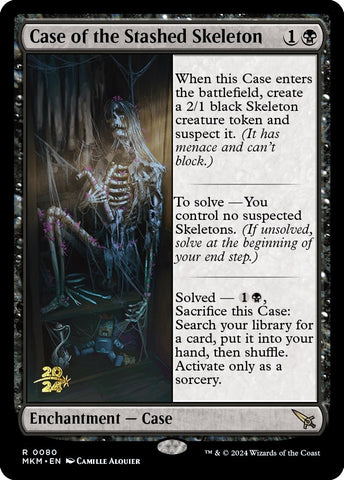 Image for Case of the Stashed Skeleton (80) [Prerelease Cards]
