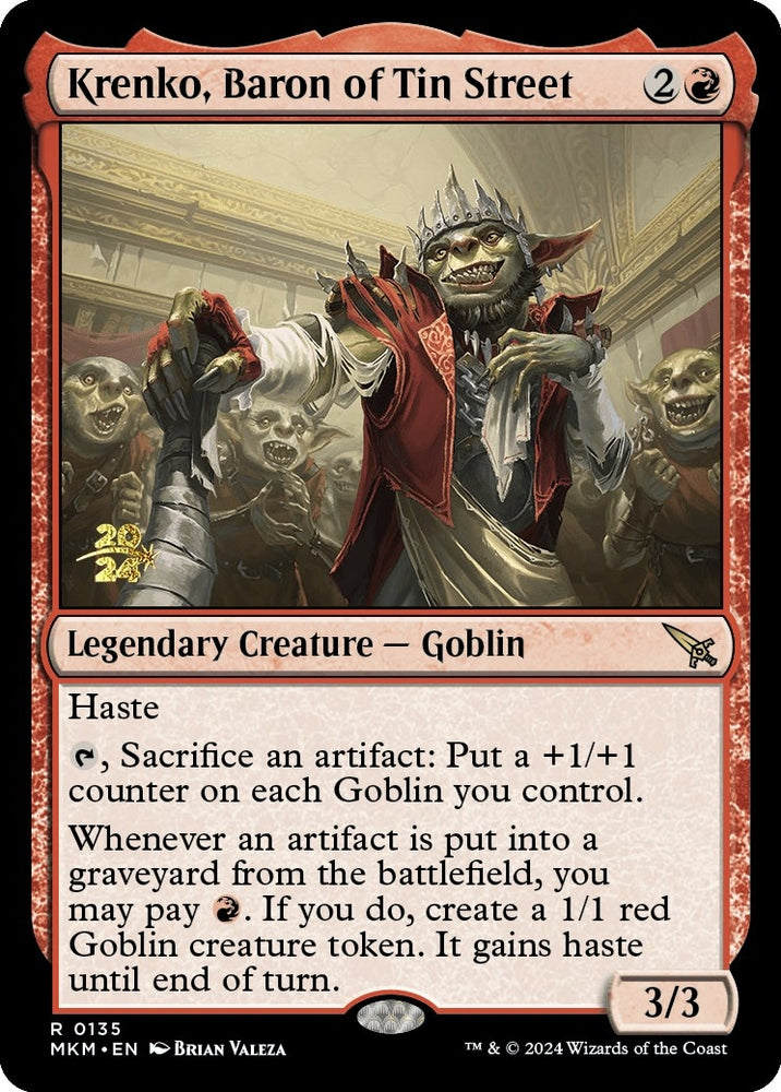 Image for Krenko, Baron of Tin Street (135) [Prerelease Cards]