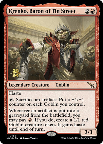 Image for Krenko, Baron of Tin Street (135) [Prerelease Cards]