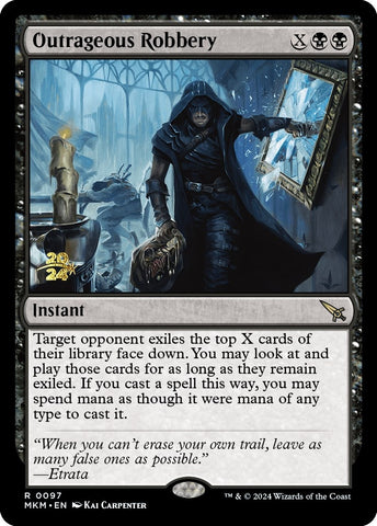 Image for Outrageous Robbery (97) [Prerelease Cards]
