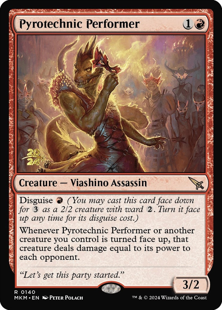 Image for Pyrotechnic Performer (140) [Prerelease Cards]
