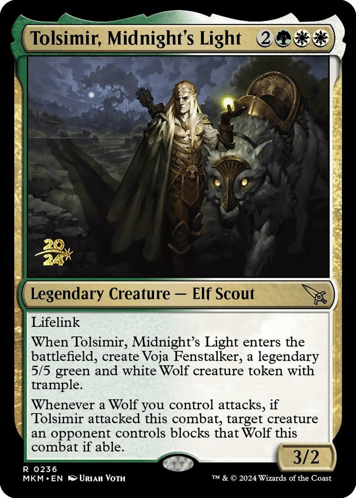 Image for Tolsimir, Midnight's Light (236) [Prerelease Cards]