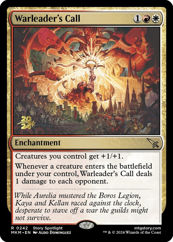 Image for Warleader's Call (242) [Prerelease Cards]