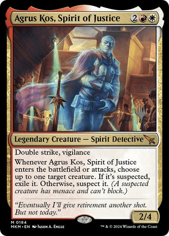 Image for Agrus Kos, Spirit of Justice (184) [Promo Pack: Murders at Karlov Manor]