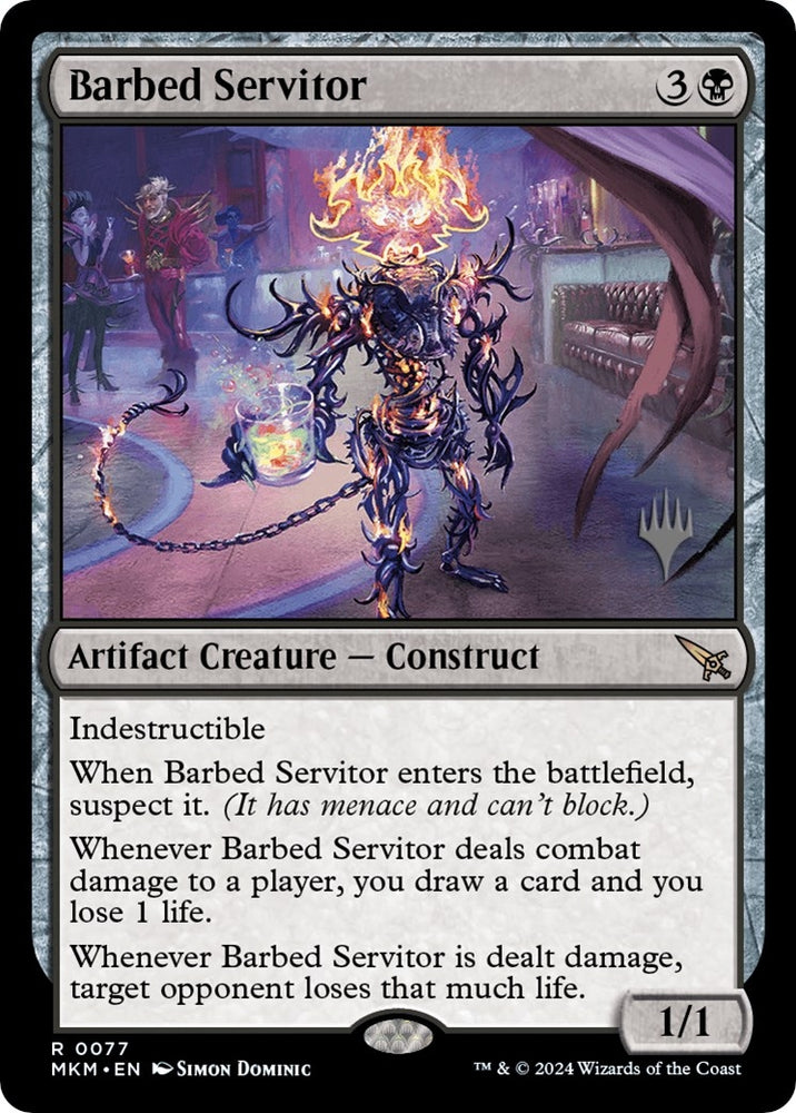 Image for Barbed Servitor (77) [Promo Pack: Murders at Karlov Manor]