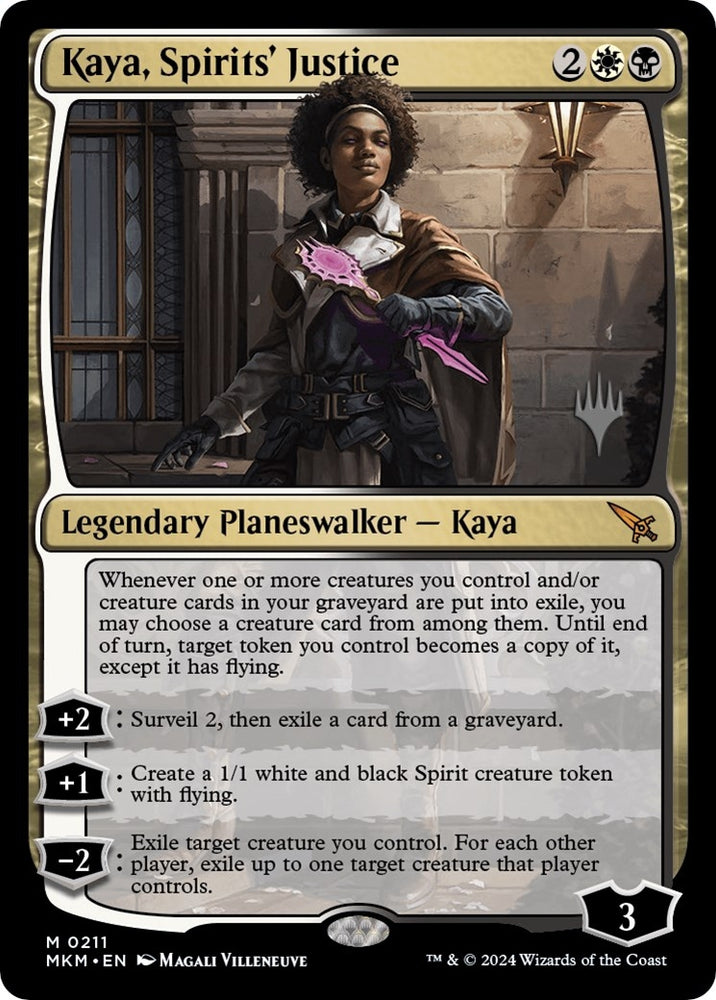 Image for Kaya, Spirits' Justice (211) [Promo Pack: Murders at Karlov Manor]