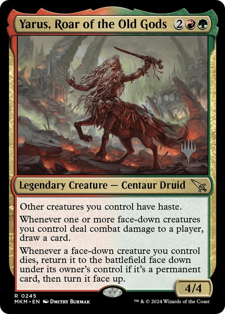 Image for Yarus, Roar of the Old Gods (245) [Promo Pack: Murders at Karlov Manor]