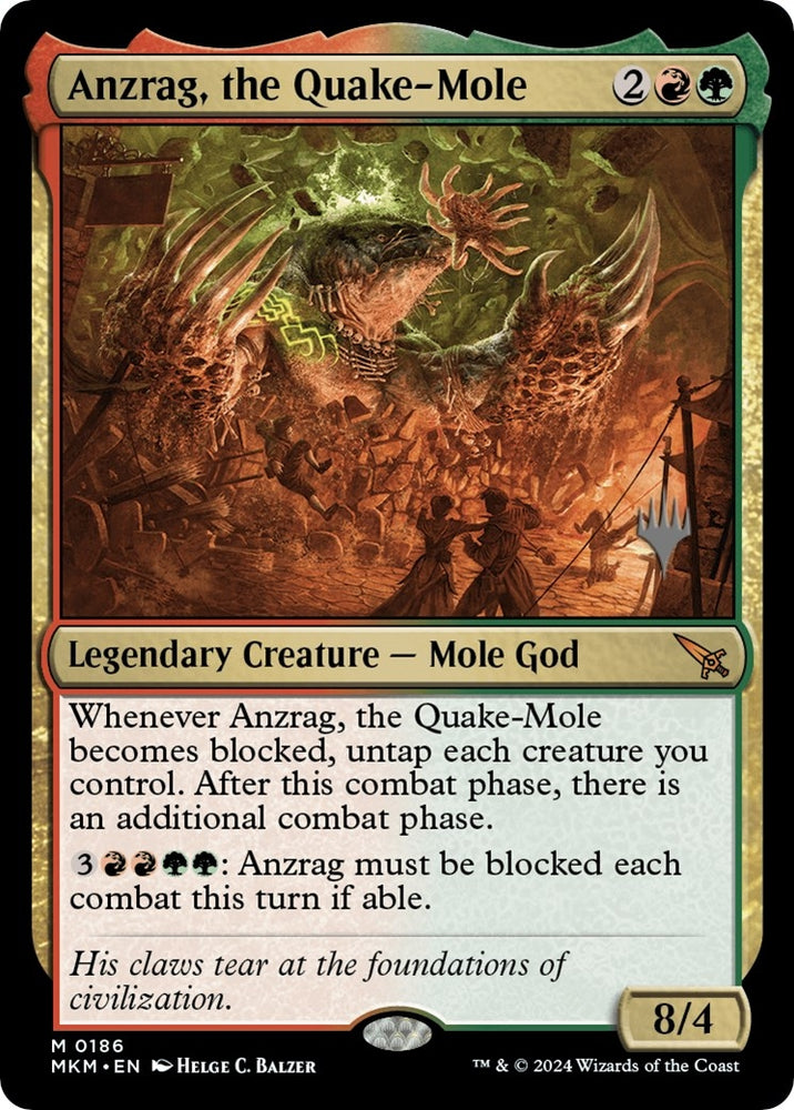 Image for Anzrag, the Quake-Mole (186) [Promo Pack: Murders at Karlov Manor]