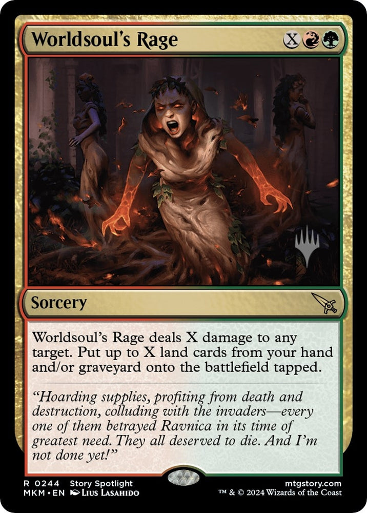 Image for Worldsoul's Rage (244) [Promo Pack: Murders at Karlov Manor]