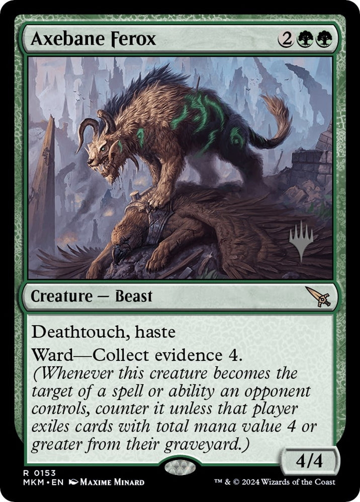 Image for Axebane Ferox (153) [Promo Pack: Murders at Karlov Manor]