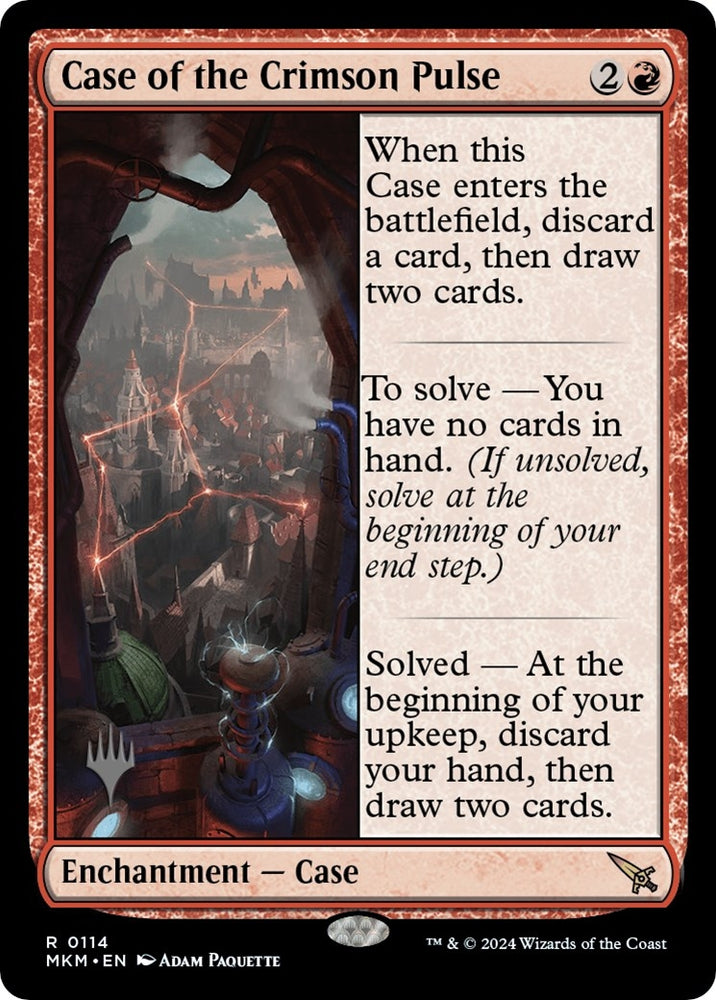 Image for Case of the Crimson Pulse (114) [Promo Pack: Murders at Karlov Manor]