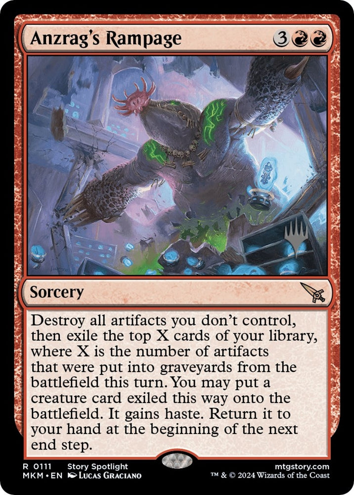 Image for Anzrag's Rampage (111) [Promo Pack: Murders at Karlov Manor]