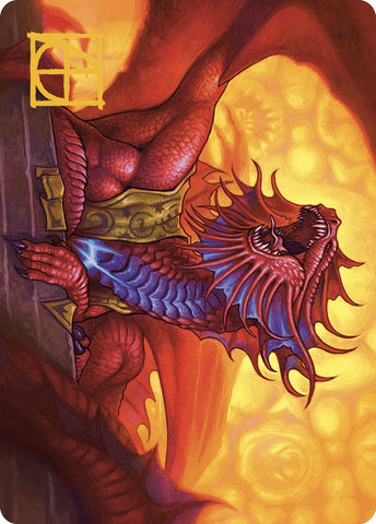 Image for Niv-Mizzet, Guildpact Art Card (44/49) (Gold-Stamped Signature) (44) [Art Series: Murders at Karlov Manor]