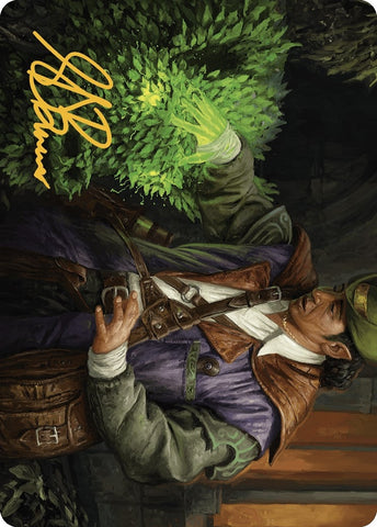 Image for Hedge Whisperer Art Card (Gold-Stamped Signature) (14) [Art Series: Murders at Karlov Manor]