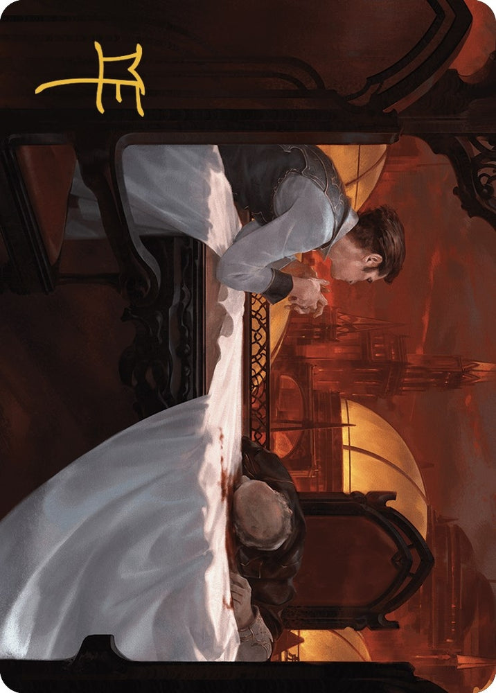 Image for Expedited Inheritance Art Card (Gold-Stamped Signature) (12) [Art Series: Murders at Karlov Manor]