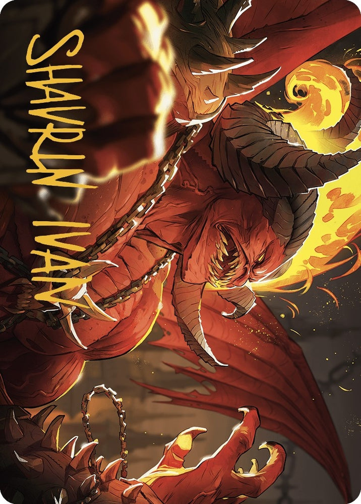 Image for Rakdos, Patron of Chaos Art Card (45/49) (Gold-Stamped Signature) (45) [Art Series: Murders at Karlov Manor]