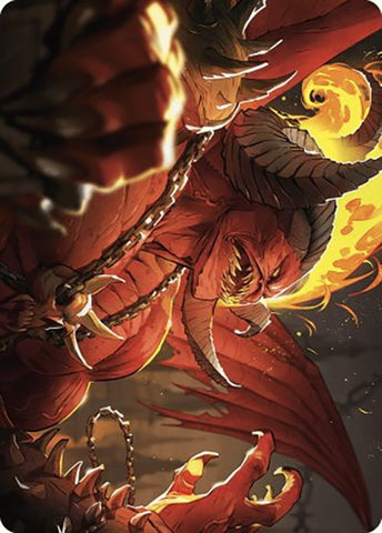 Image for Rakdos, Patron of Chaos Art Card (45/49) (45) [Art Series: Murders at Karlov Manor]