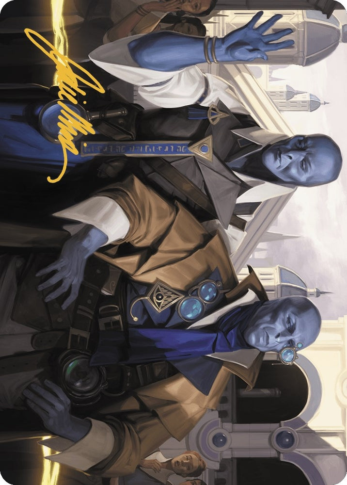 Image for Hotshot Investigators Art Card (Gold-Stamped Signature) (5) [Art Series: Murders at Karlov Manor]