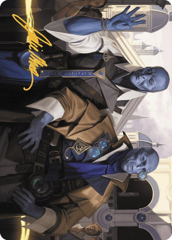 Image for Hotshot Investigators Art Card (Gold-Stamped Signature) (5) [Art Series: Murders at Karlov Manor]