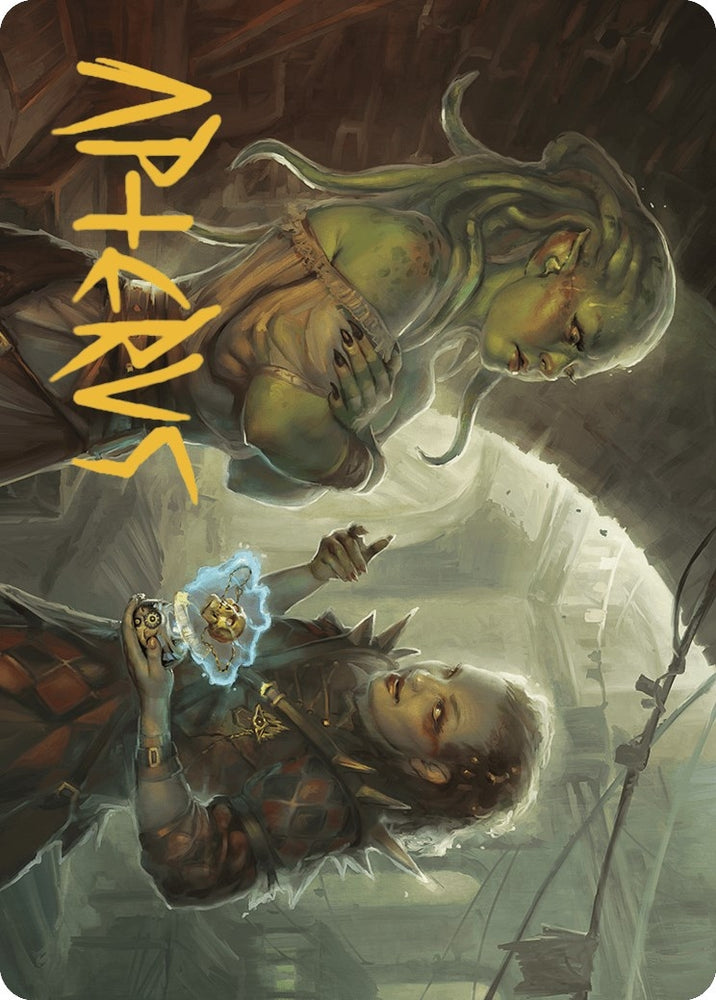 Image for Extract a Confession Art Card (Gold-Stamped Signature) (7) [Art Series: Murders at Karlov Manor]