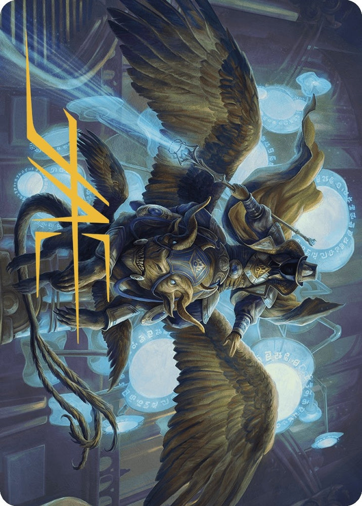 Image for Ezrim, Agency Chief Art Card (Gold-Stamped Signature) (20) [Art Series: Murders at Karlov Manor]