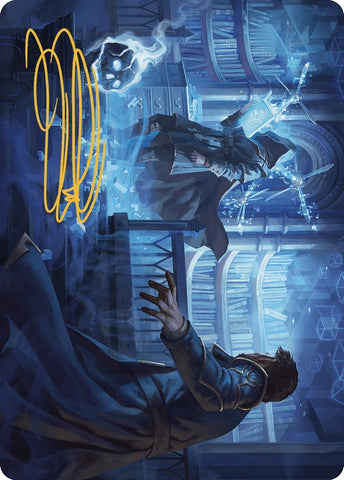 Image for Intrude on the Mind Art Card (Gold-Stamped Signature) (6) [Art Series: Murders at Karlov Manor]