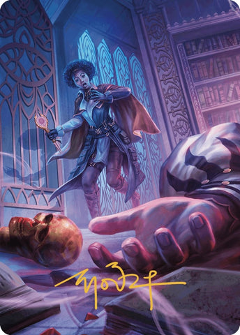 Image for Deadly Complication Art Card (Gold-Stamped Signature) (33) [Art Series: Murders at Karlov Manor]