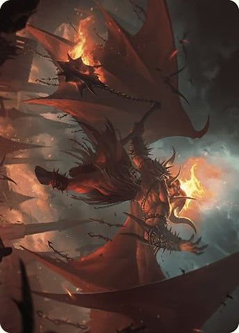 Image for Rakdos, Patron of Chaos Art Card (22/49) (22) [Art Series: Murders at Karlov Manor]