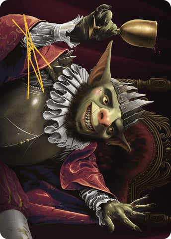 Image for Krenko, Baron of Tin Street Art Card (Gold-Stamped Signature) (40) [Art Series: Murders at Karlov Manor]