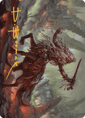 Image for Yarus, Roar of the Old Gods Art Card (24/49) (Gold-Stamped Signature) (24) [Art Series: Murders at Karlov Manor]