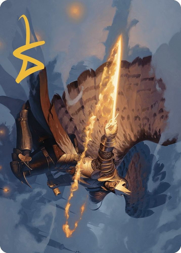Image for Aurelia's Vindicator Art Card (Gold-Stamped Signature) (1) [Art Series: Murders at Karlov Manor]