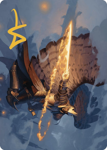 Image for Aurelia's Vindicator Art Card (Gold-Stamped Signature) (1) [Art Series: Murders at Karlov Manor]