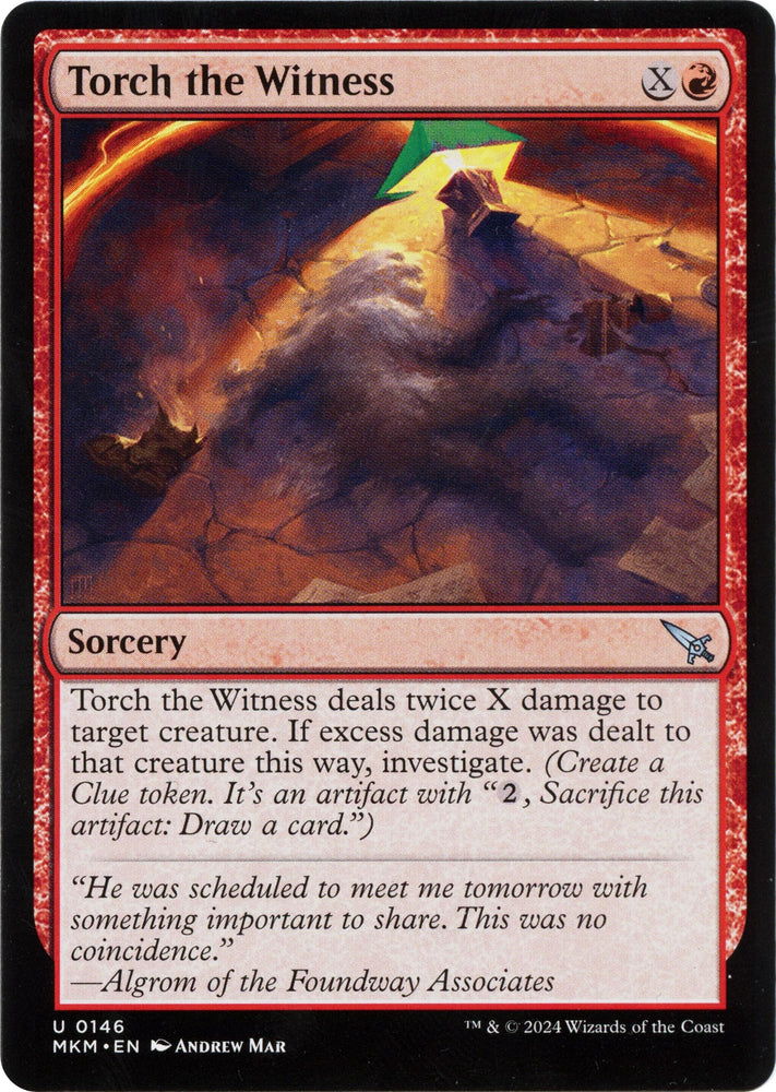 Image for Torch the Witness (b) (146) [Murders at Karlov Manor]