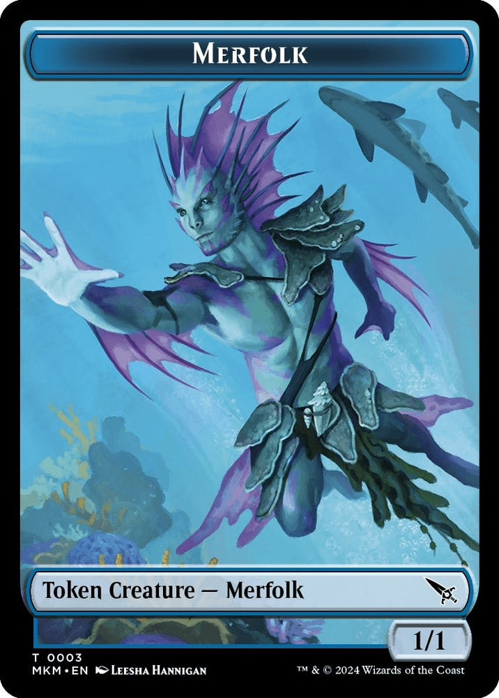 Image for Merfolk Token (3) [Murders at Karlov Manor]
