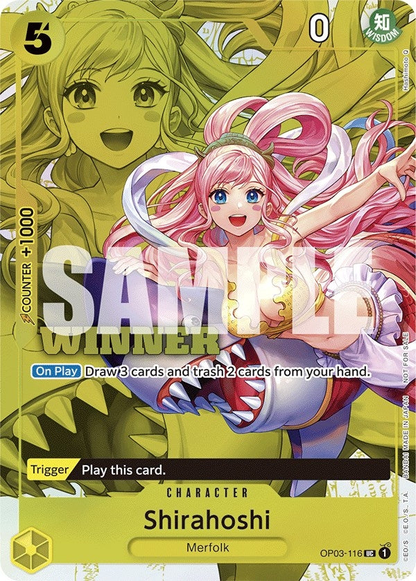 Image for Shirahoshi (Winner Pack Vol. 6) (OP03-116) (One Piece Promotion Cards) - One Piece Card Game