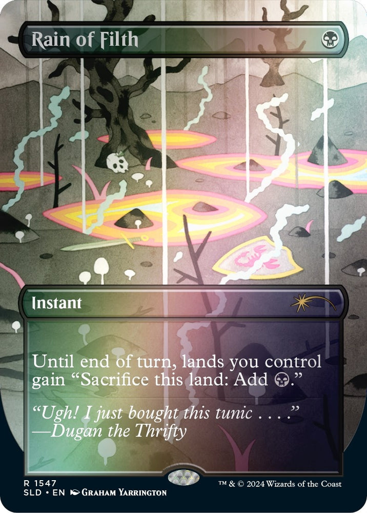 Image for Rain of Filth (Rainbow Foil) (1547) [Secret Lair Drop Series]