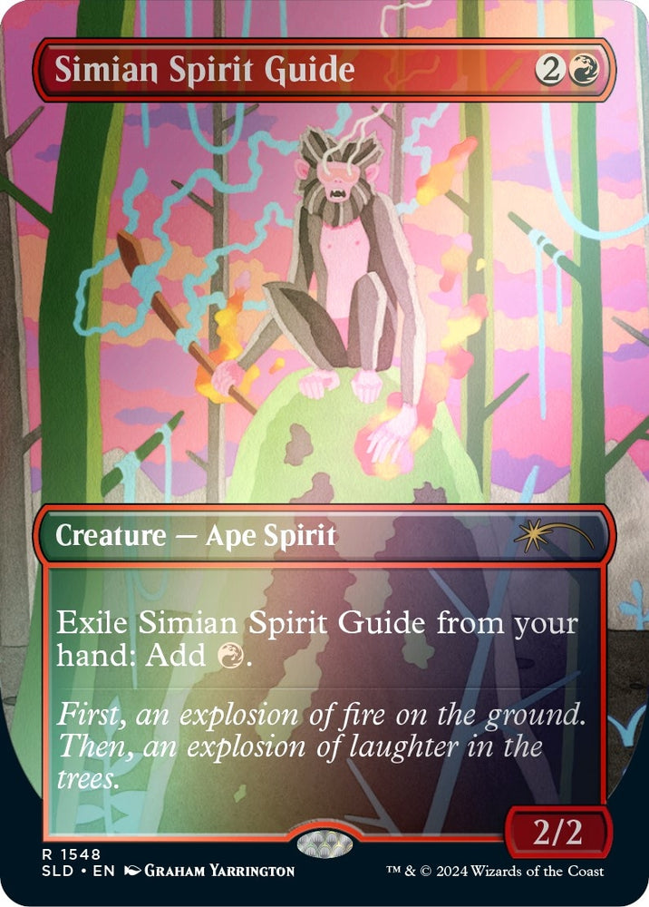 Image for Simian Spirit Guide (Rainbow Foil) (1548) [Secret Lair Drop Series]
