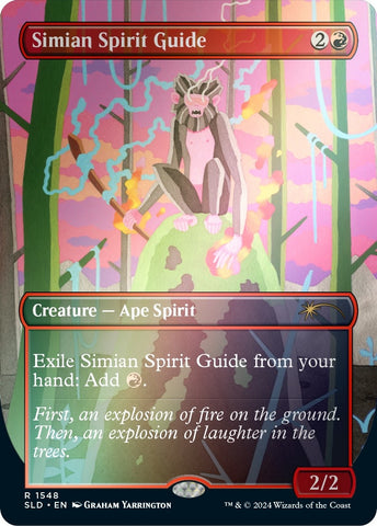 Image for Simian Spirit Guide (Rainbow Foil) (1548) [Secret Lair Drop Series]