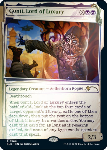 Image for Gonti, Lord of Luxury (Rainbow Foil) (1566) [Secret Lair Drop Series]